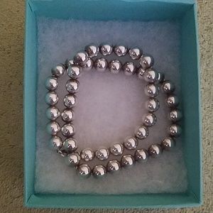 Tiffany & Co Jewelery / Sterling Bead Necklace